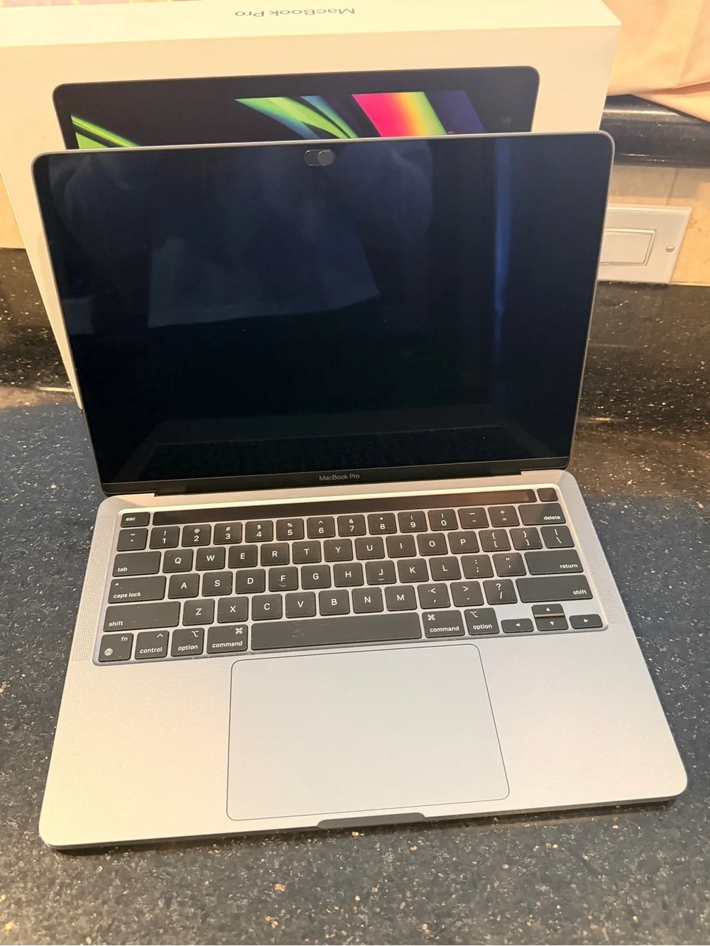 Apple Space Gray MacBook Pro (2020)- Space Gray Finish - open box